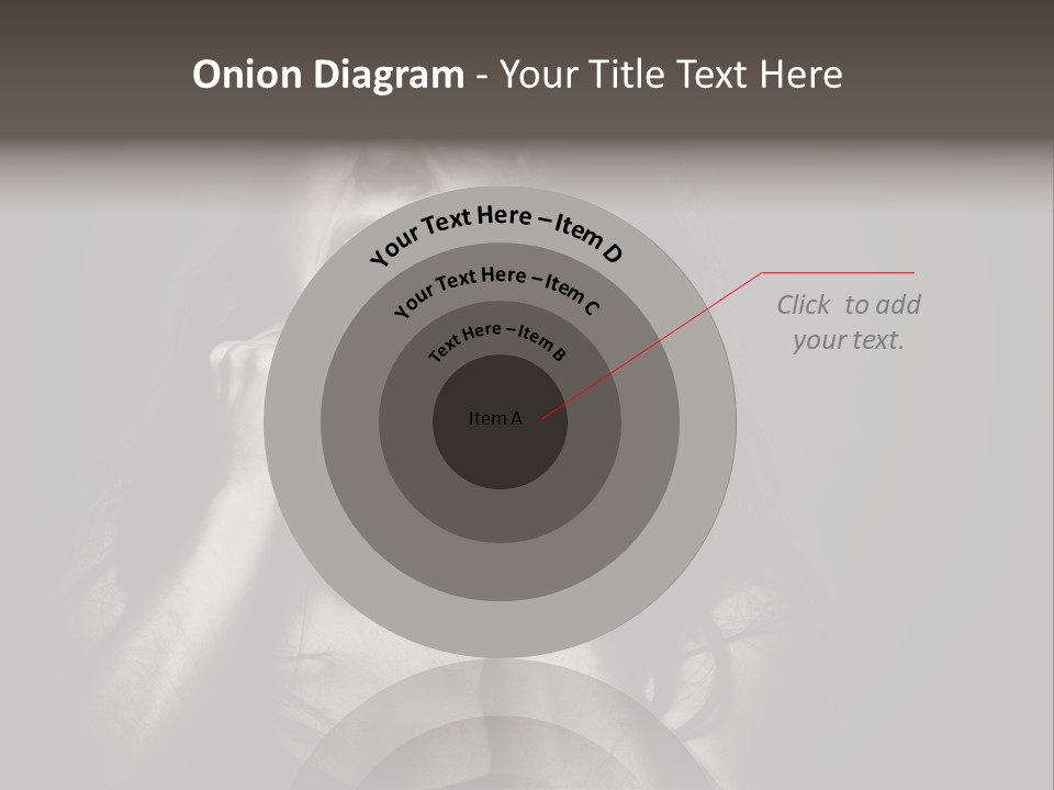 Health Orange Half PowerPoint Template