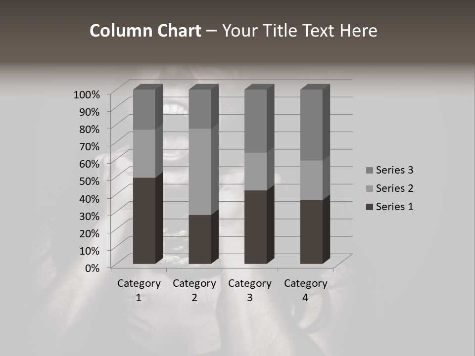 Health Orange Half PowerPoint Template