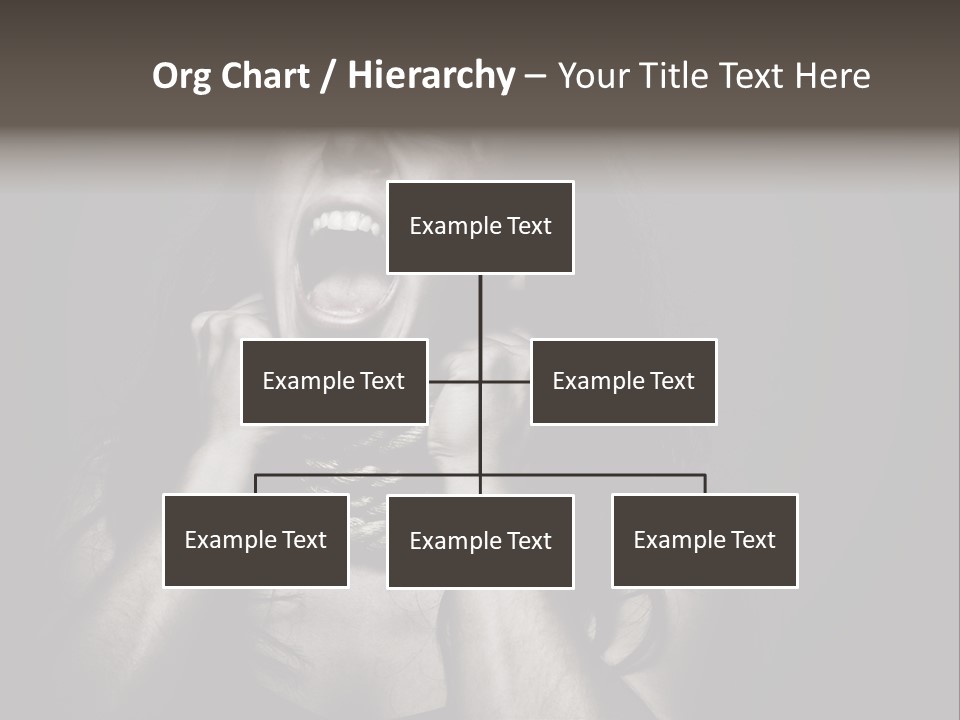 Health Orange Half PowerPoint Template