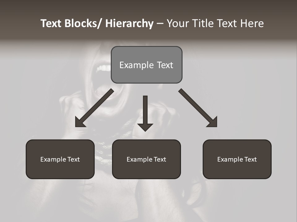 Health Orange Half PowerPoint Template