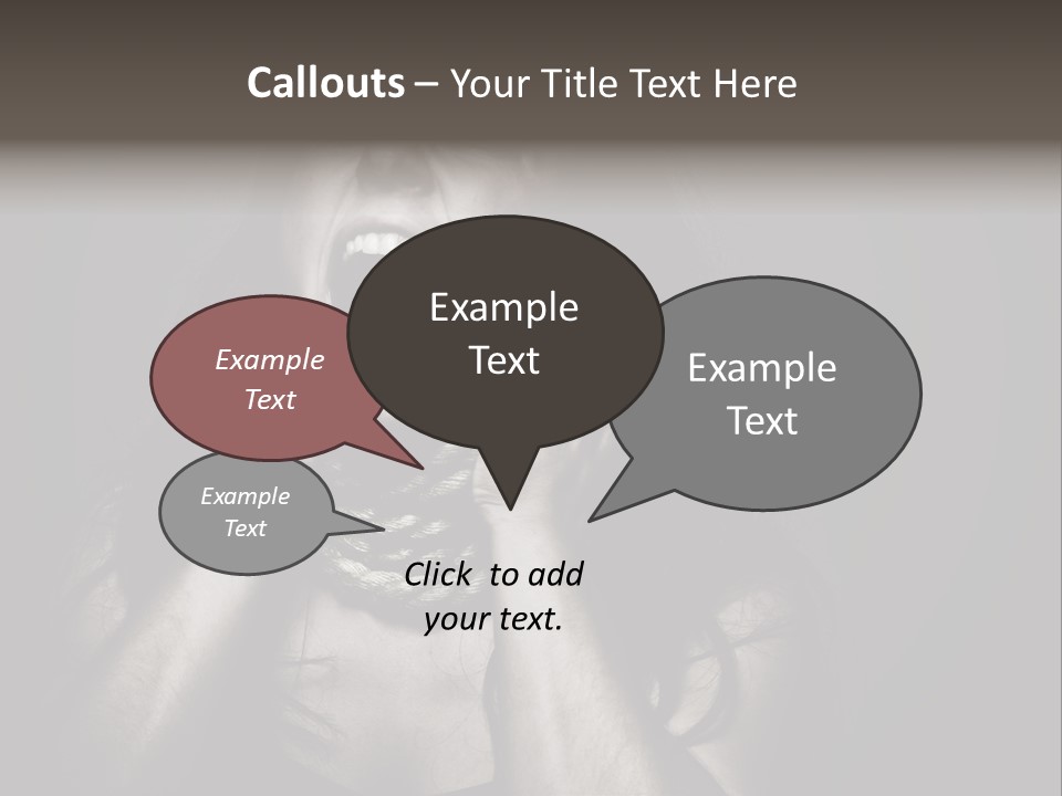 Health Orange Half PowerPoint Template