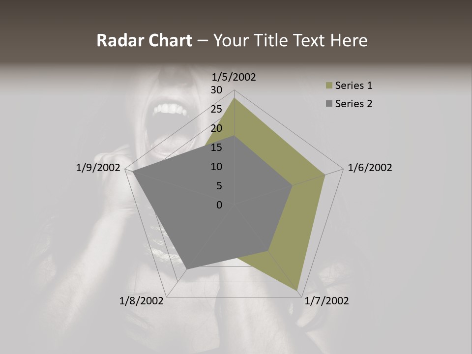 Health Orange Half PowerPoint Template