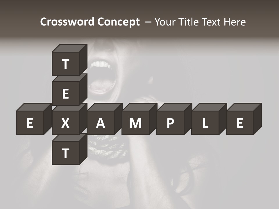 Health Orange Half PowerPoint Template