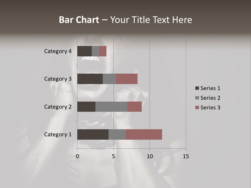 Health Orange Half PowerPoint Template