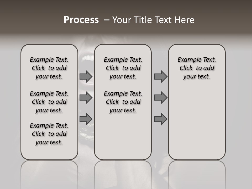 Health Orange Half PowerPoint Template