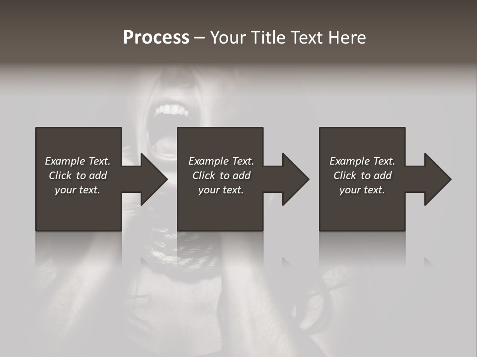Health Orange Half PowerPoint Template