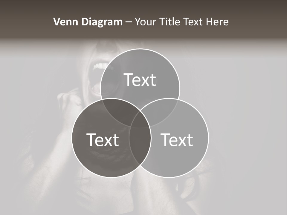 Health Orange Half PowerPoint Template