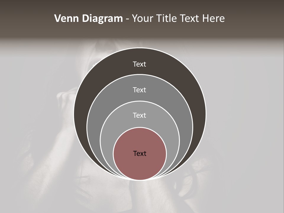Health Orange Half PowerPoint Template