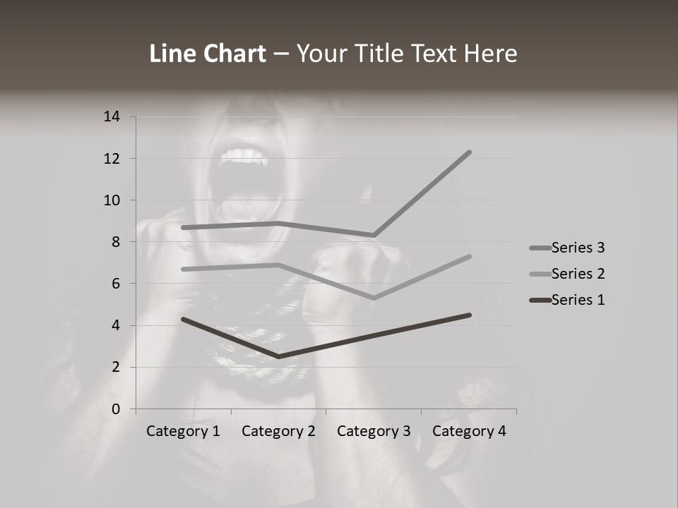Health Orange Half PowerPoint Template