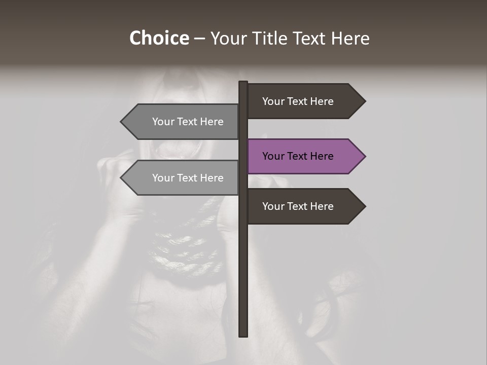 Health Orange Half PowerPoint Template