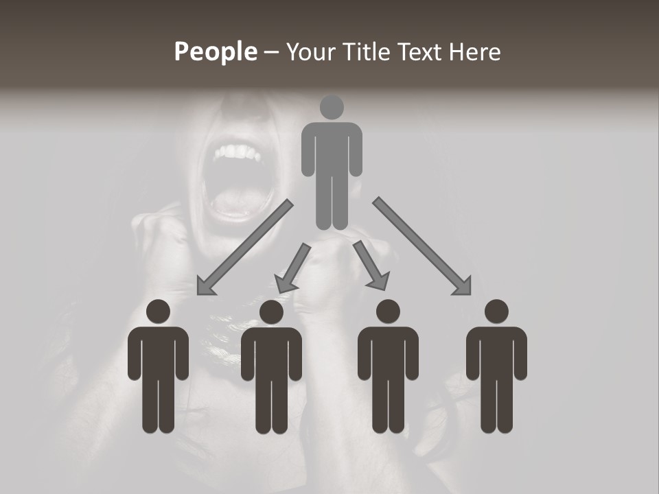 Health Orange Half PowerPoint Template