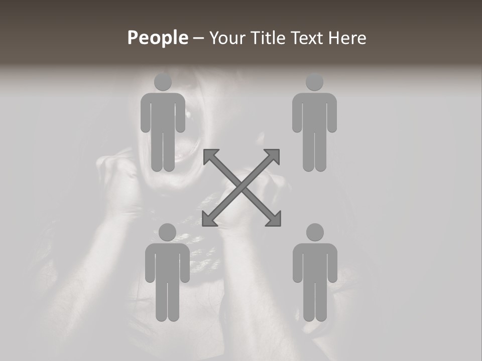 Health Orange Half PowerPoint Template