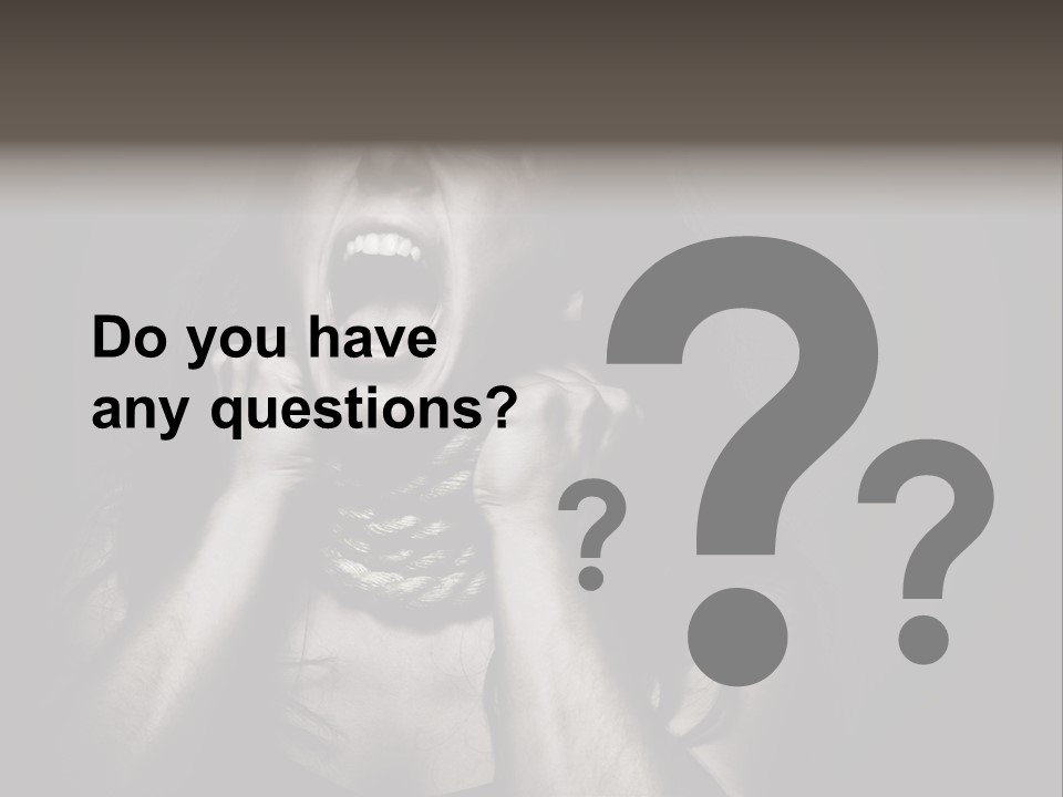 Health Orange Half PowerPoint Template