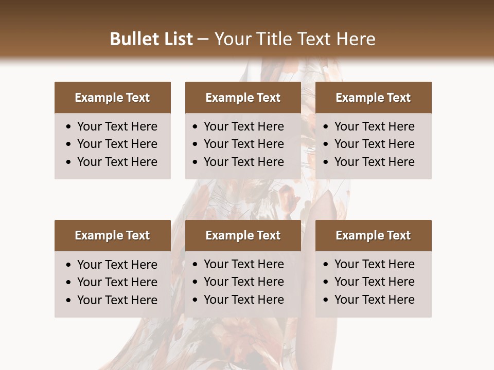 Beauty Woman Fashion PowerPoint Template