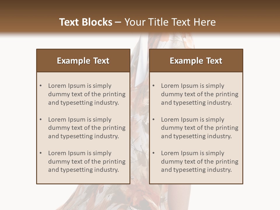 Beauty Woman Fashion PowerPoint Template