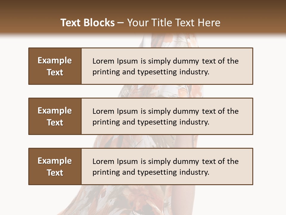 Beauty Woman Fashion PowerPoint Template