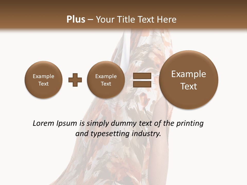 Beauty Woman Fashion PowerPoint Template
