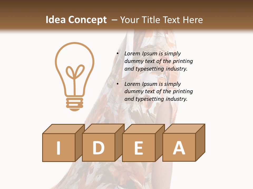 Beauty Woman Fashion PowerPoint Template