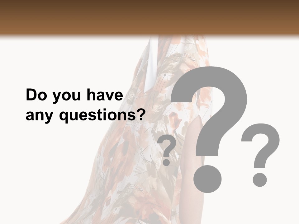 Beauty Woman Fashion PowerPoint Template