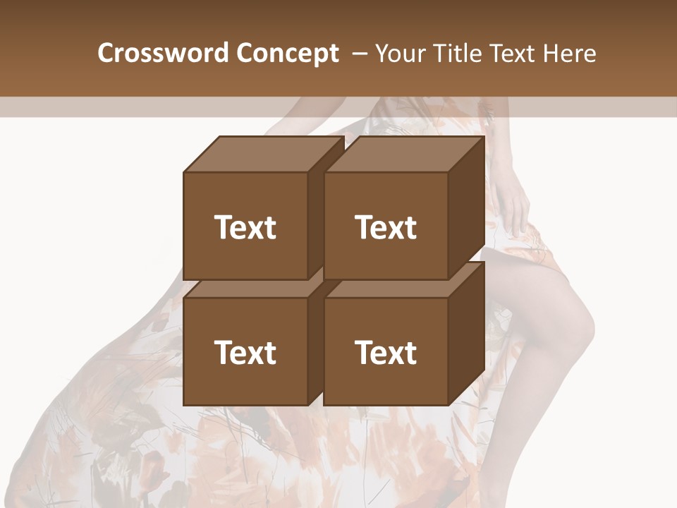 Hair Casual Body PowerPoint Template