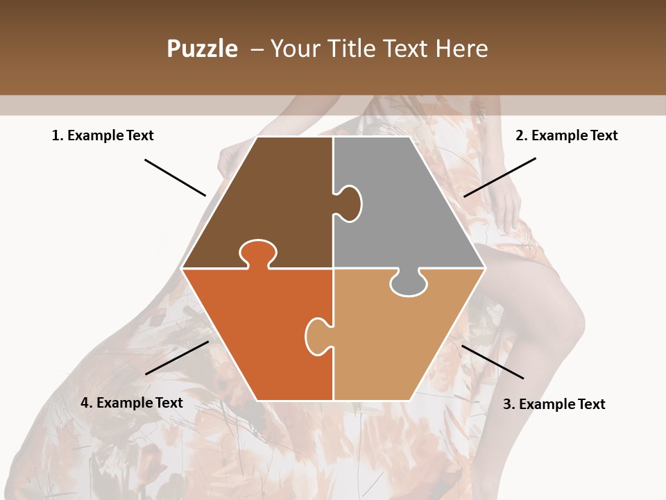 Hair Casual Body PowerPoint Template