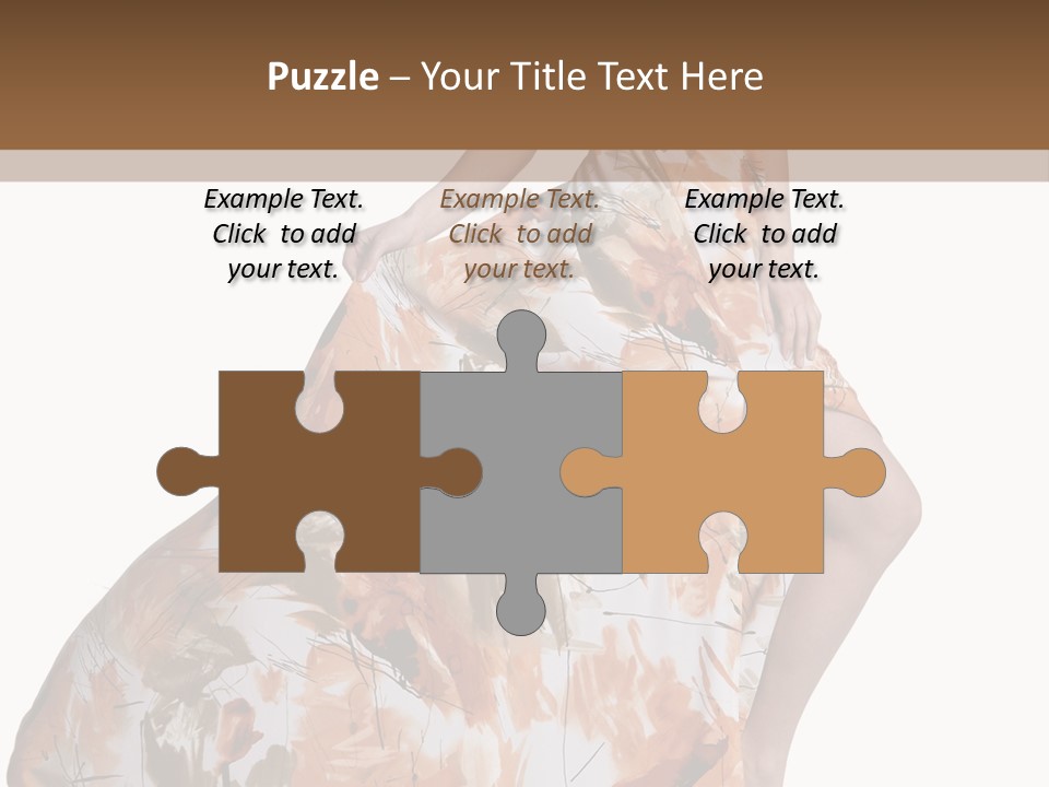 Hair Casual Body PowerPoint Template