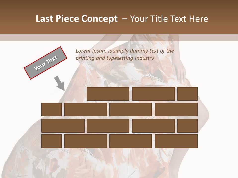 Hair Casual Body PowerPoint Template