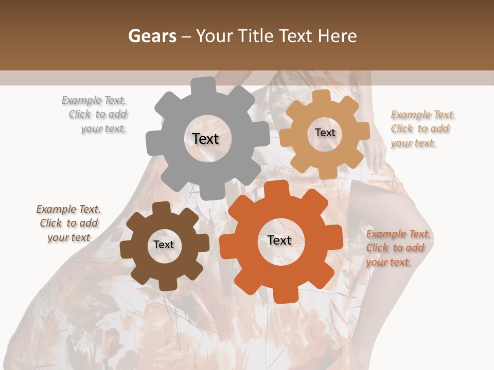 Hair Casual Body PowerPoint Template