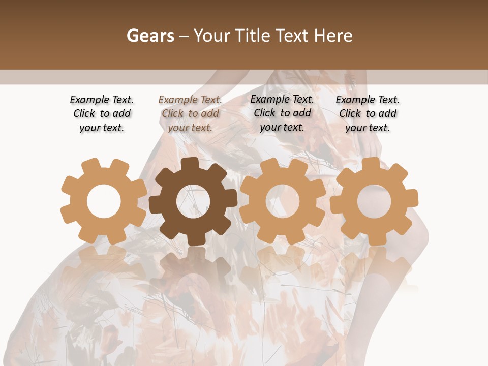 Hair Casual Body PowerPoint Template