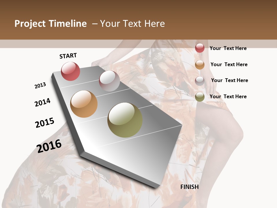 Hair Casual Body PowerPoint Template