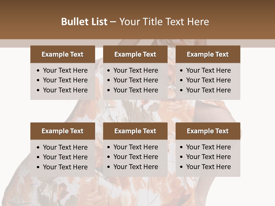 Hair Casual Body PowerPoint Template
