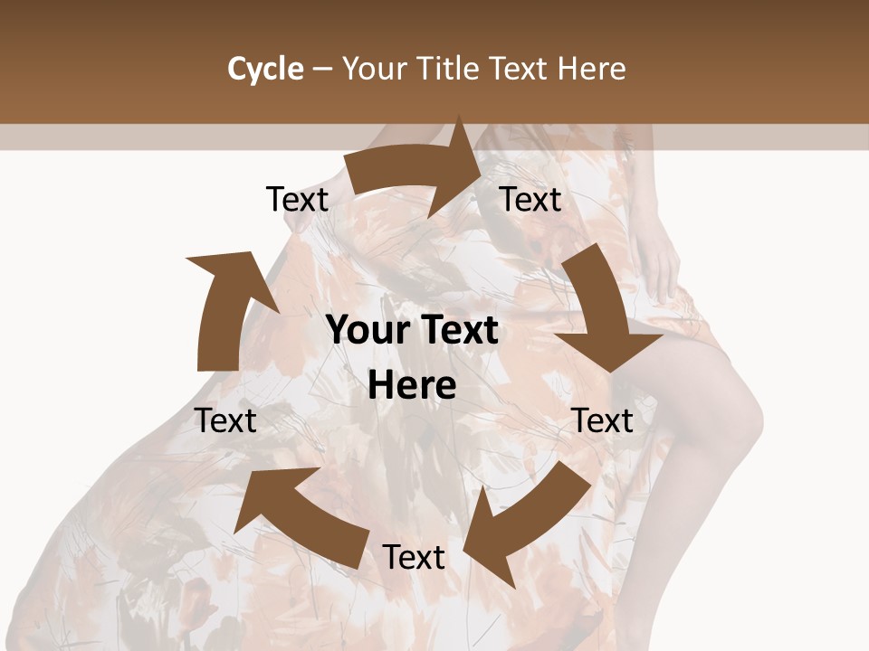 Hair Casual Body PowerPoint Template