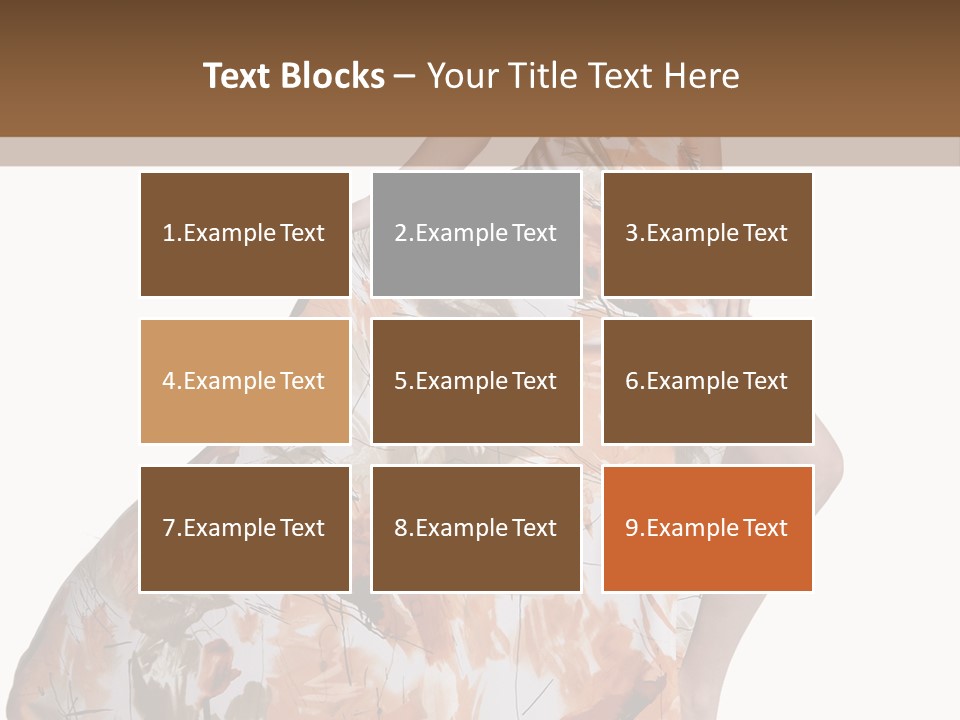 Hair Casual Body PowerPoint Template