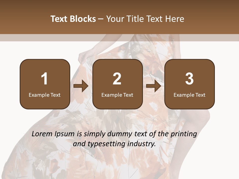 Hair Casual Body PowerPoint Template