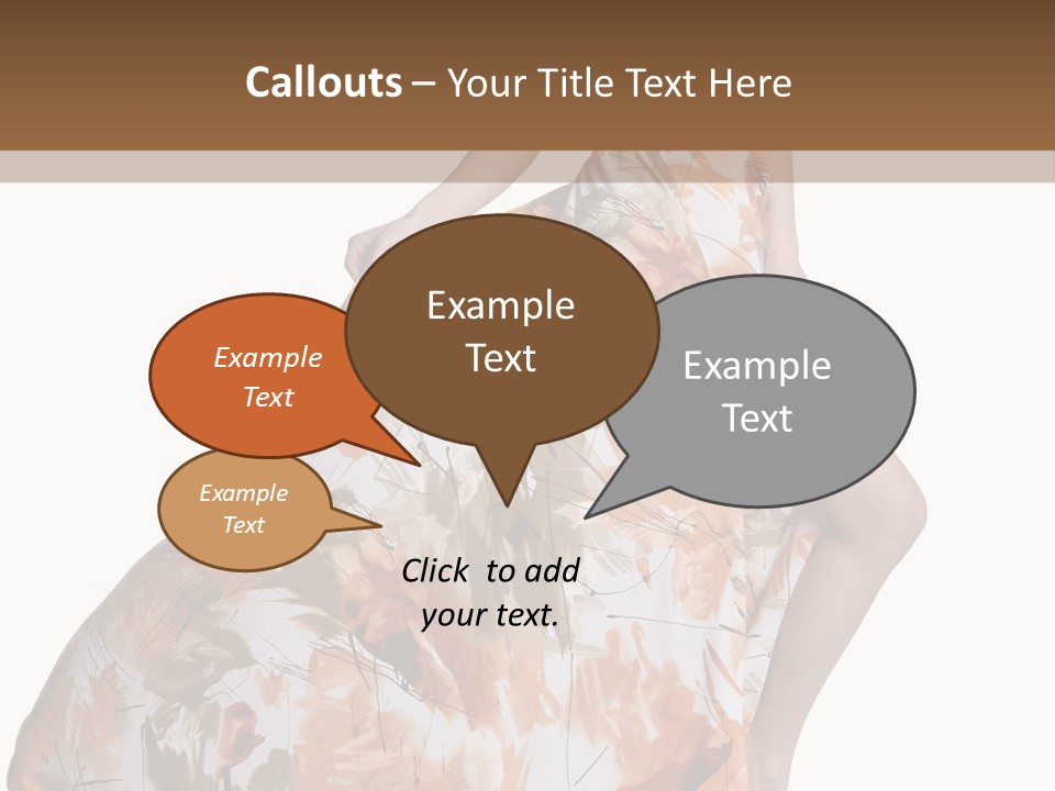 Hair Casual Body PowerPoint Template