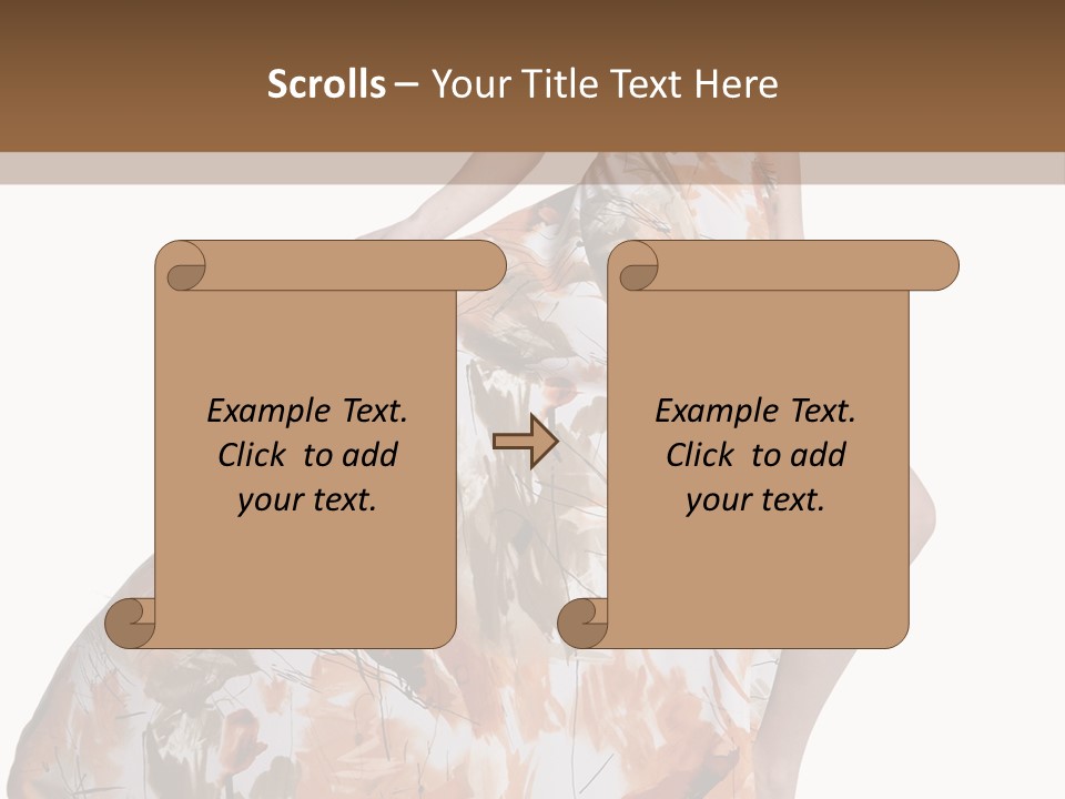 Hair Casual Body PowerPoint Template