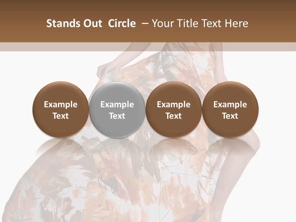 Hair Casual Body PowerPoint Template