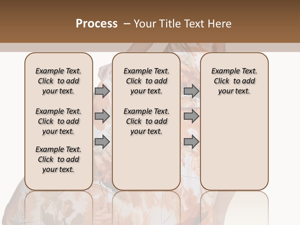Hair Casual Body PowerPoint Template