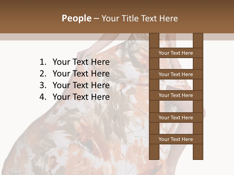 Hair Casual Body PowerPoint Template