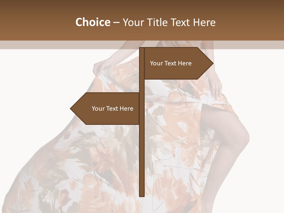 Hair Casual Body PowerPoint Template