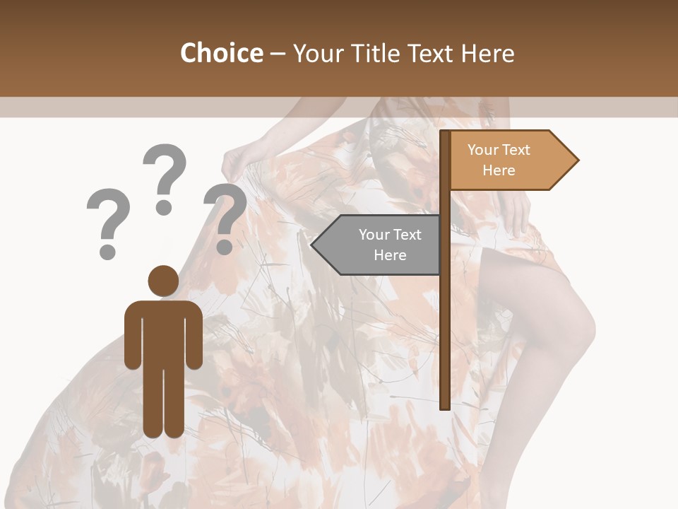 Hair Casual Body PowerPoint Template