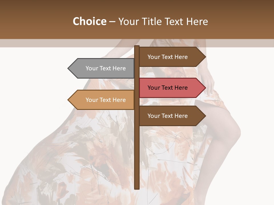 Hair Casual Body PowerPoint Template