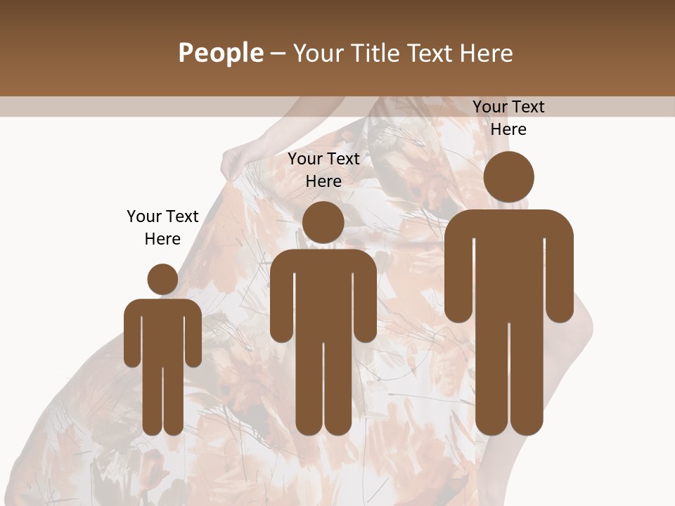 Hair Casual Body PowerPoint Template