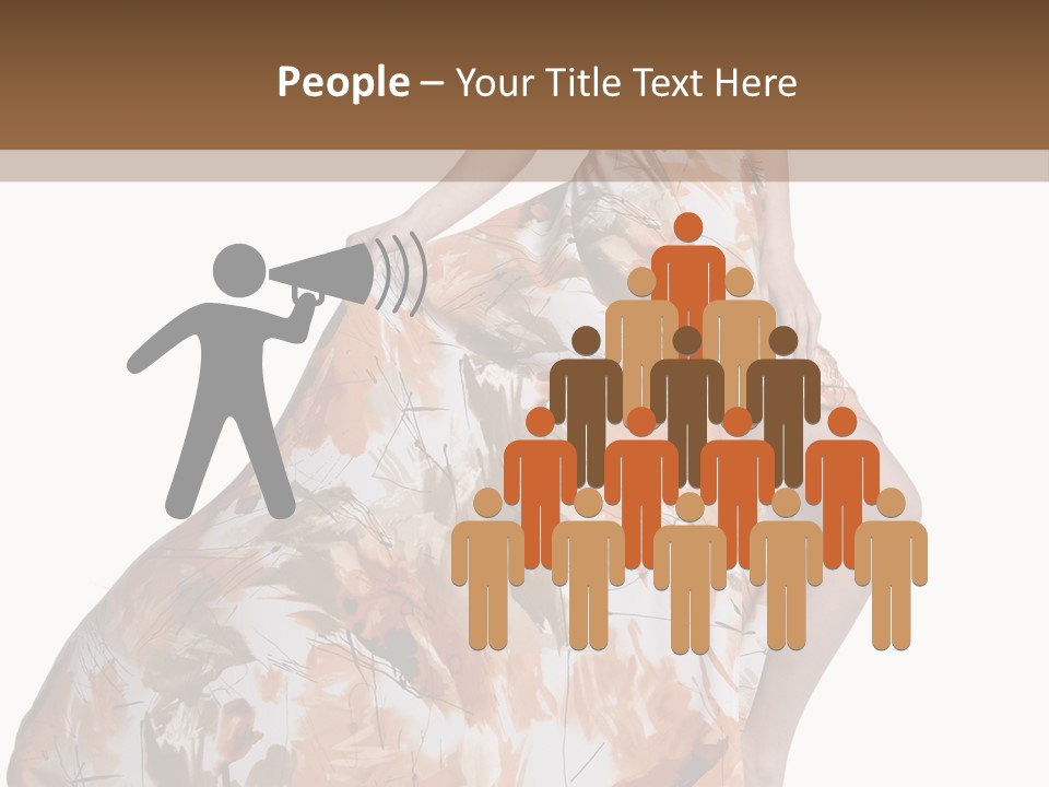 Hair Casual Body PowerPoint Template