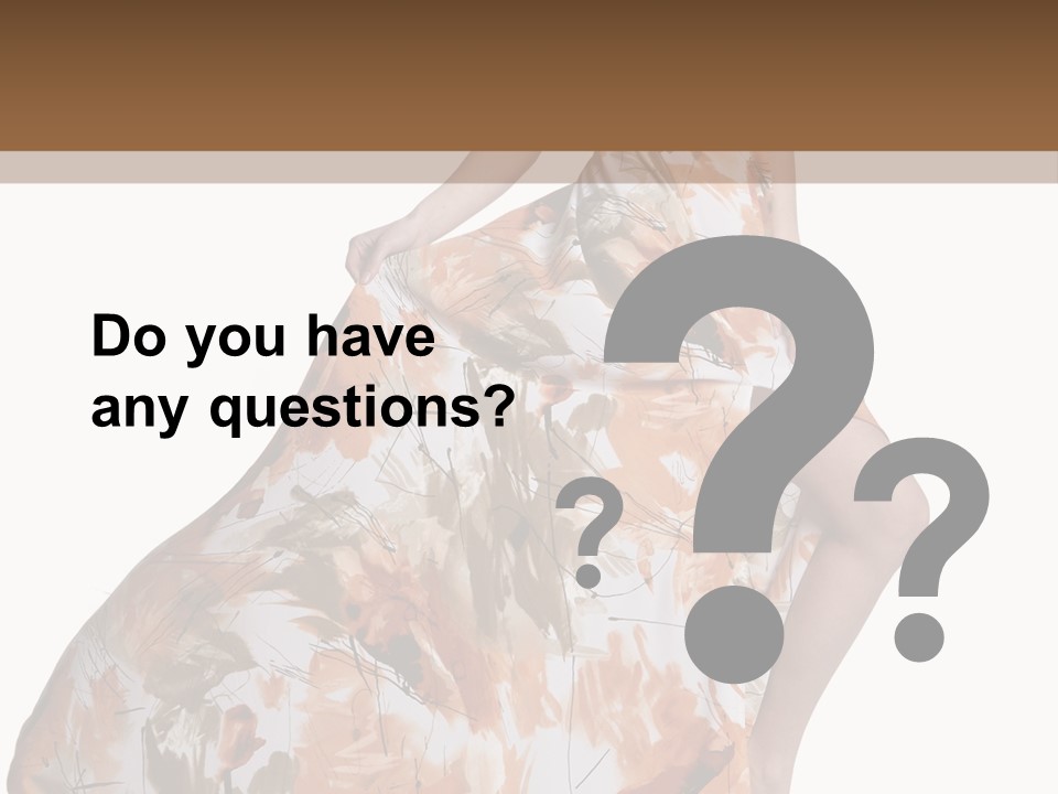 Hair Casual Body PowerPoint Template