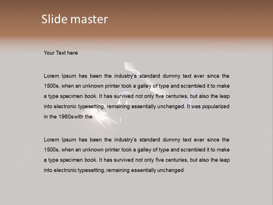 Occupation Pipe Repairing PowerPoint Template