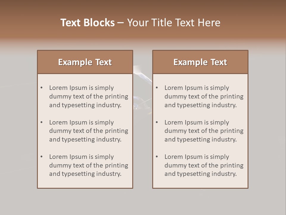 Occupation Pipe Repairing PowerPoint Template