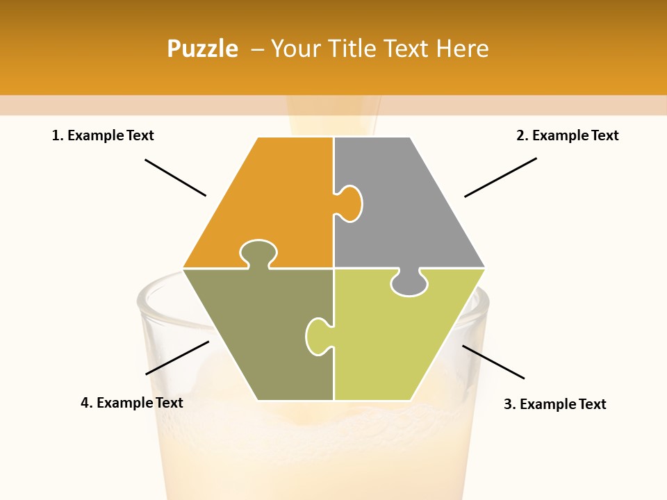 Green Gold Healthy PowerPoint Template