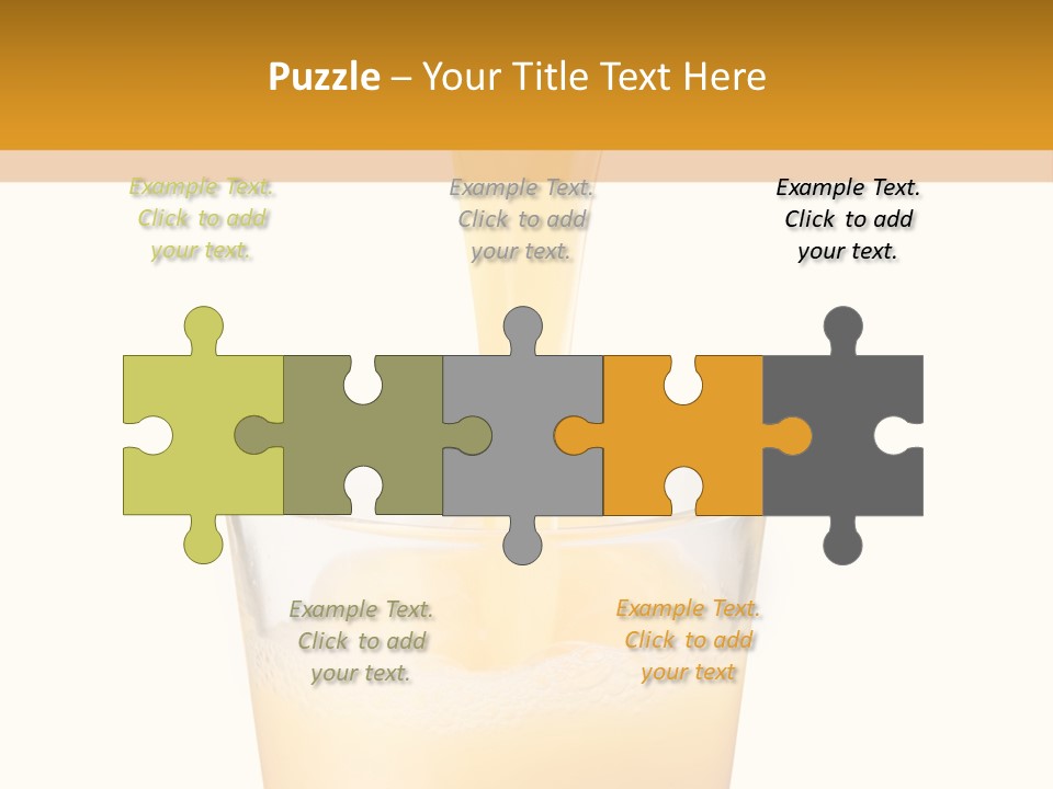 Green Gold Healthy PowerPoint Template