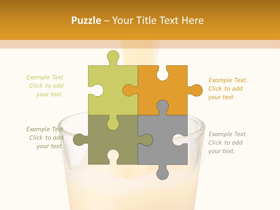 Green Gold Healthy PowerPoint Template